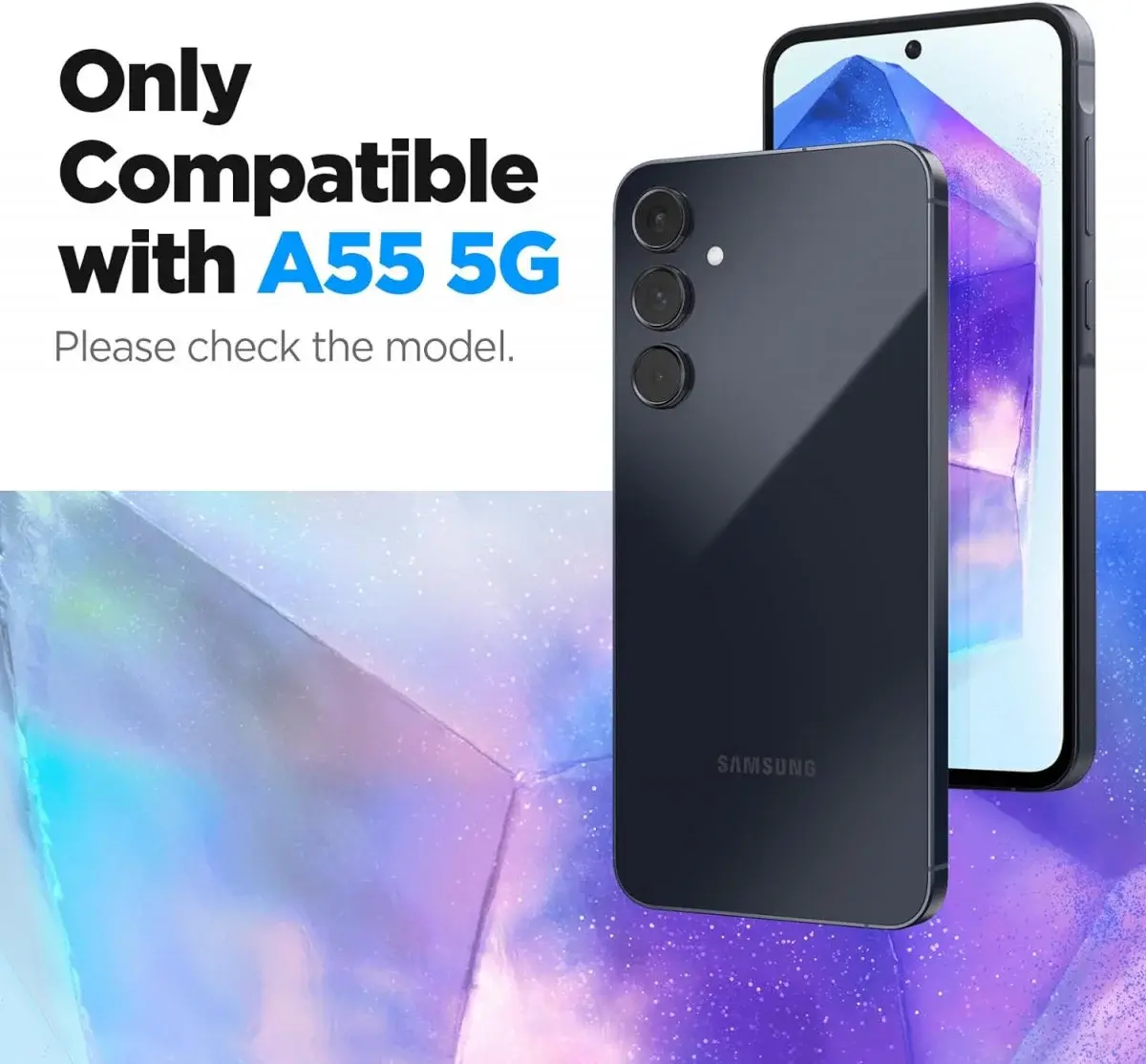 Spigen AlignMaster Samsung Galaxy A55 Tempered Glass (2-Pack) afbeelding 3