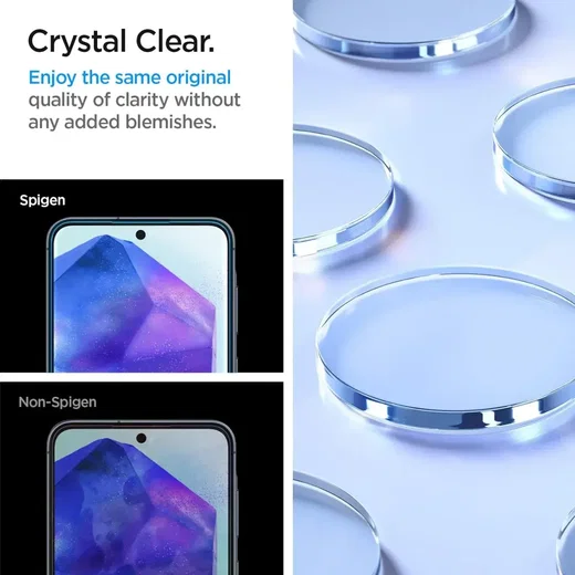 Spigen AlignMaster Samsung Galaxy A55 Tempered Glass (2-Pack) afbeelding 8