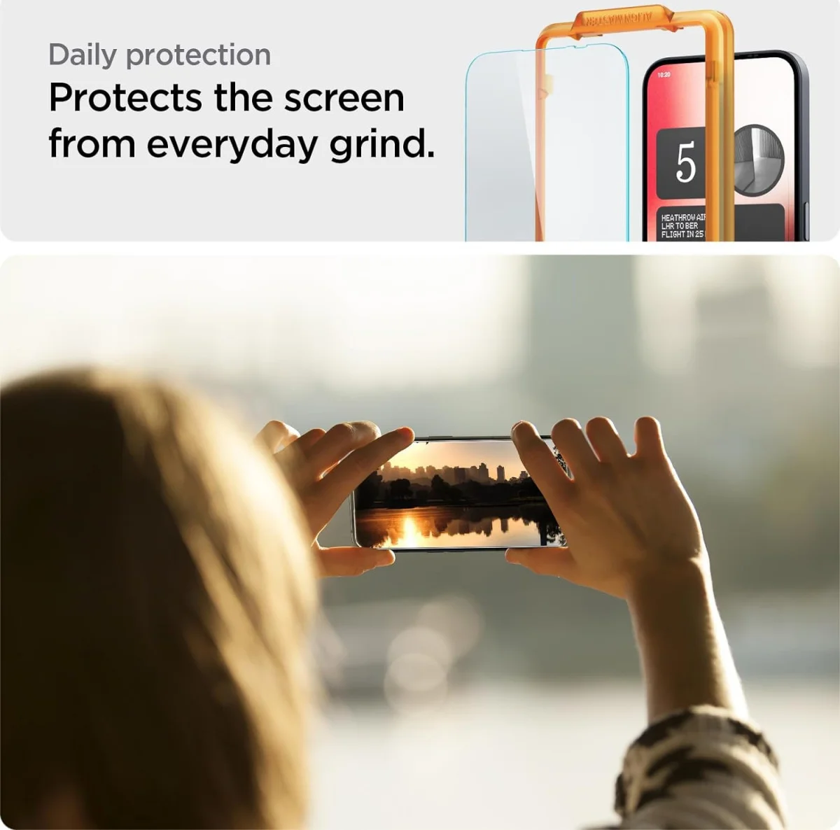 Spigen AlignMaster Nothing Phone (2a) / (2a) Plus Tempered Glass (2-Pack) afbeelding 6