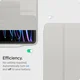 Spigen AirSkin Pro OneTap iPad Pro 11 (2022/2021/2020/2018) Hoes Book Case Grijs afbeelding 3