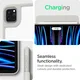 Spigen AirSkin Pro OneTap iPad Pro 11 (2022/2021/2020/2018) Hoes Book Case Grijs afbeelding 5