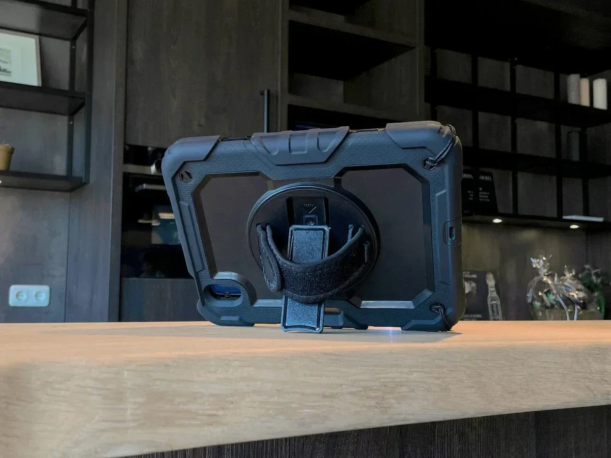 Lenovo Tab M11 / K11 Hoes met Screen Protector en Handriem Rood afbeelding 11