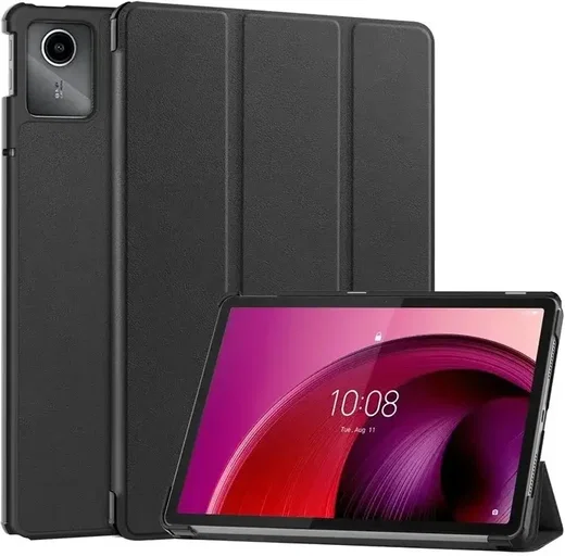 Lenovo Tab M11 / K11 Hoes Tri-Fold Book Case met Standaard Zwart afbeelding 1