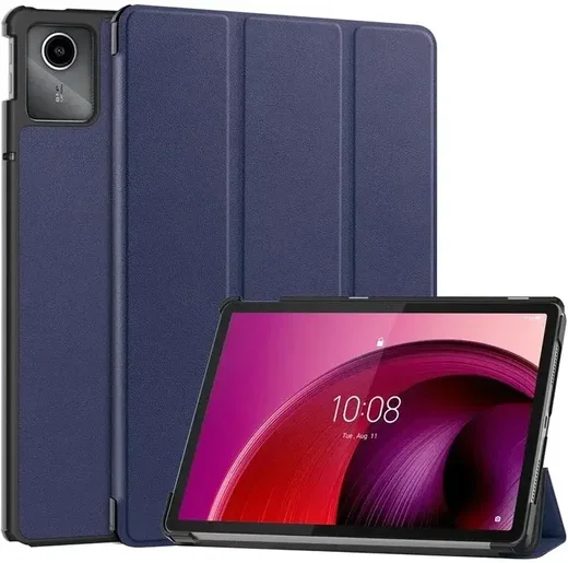 Lenovo Tab M11 / K11 Hoes Tri-Fold Book Case met Standaard Blauw afbeelding 1