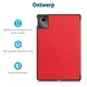 Lenovo Tab M11 / K11 Hoes Tri-Fold Book Case met Standaard Rood afbeelding 3