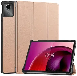 Lenovo Tab M11 / K11 Hoes Tri-Fold Book Case met Standaard Goud afbeelding