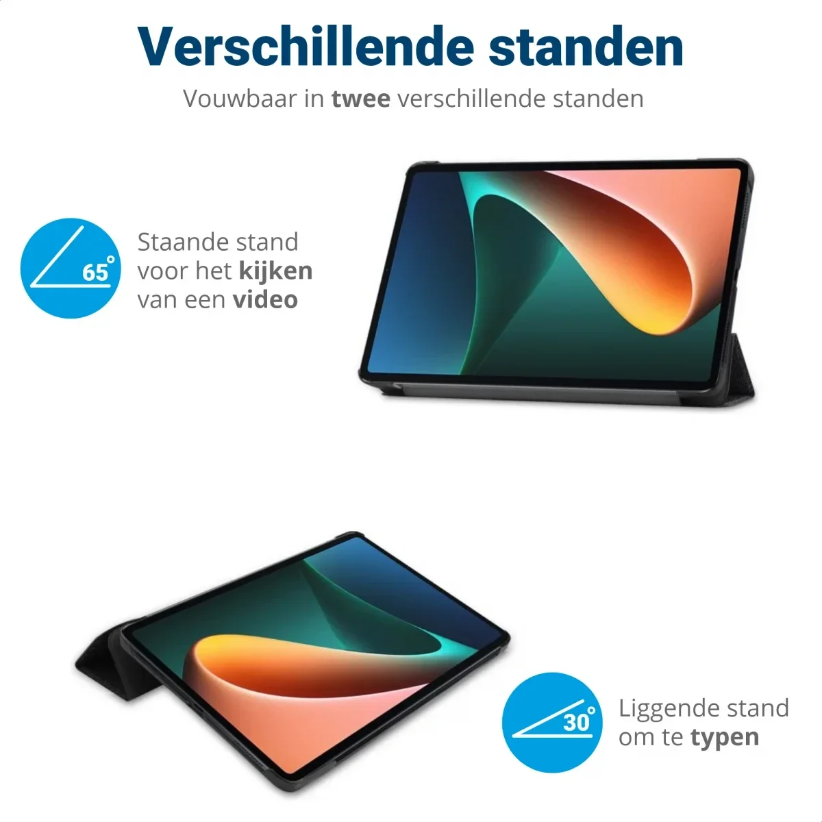 Lenovo Tab M11 / K11 Hoes Tri-Fold Book Case met Standaard Sterren Nacht afbeelding 5