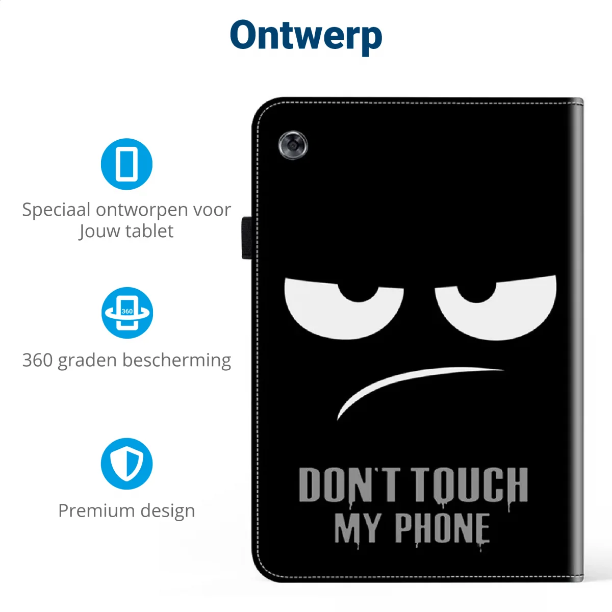 Lenovo Tab M11 / K11 Hoes Tri-Fold Book Case met Standaard Touch afbeelding 3