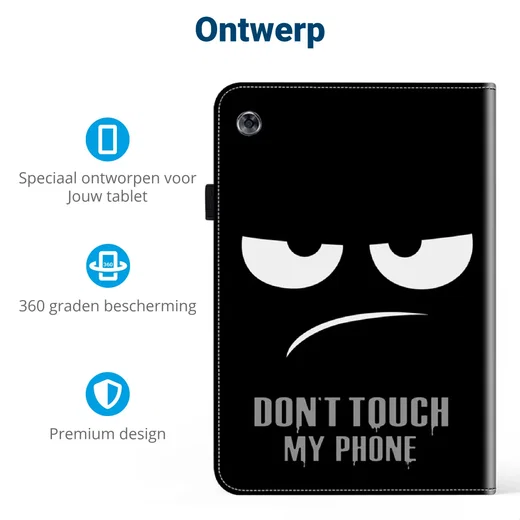 Lenovo Tab M11 / K11 Hoes Tri-Fold Book Case met Standaard Touch afbeelding 3