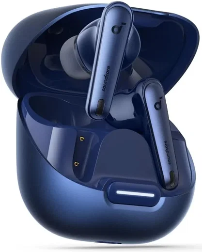 Anker SoundCore Liberty 4 Draadloze Oordopjes Noise Cancelling Blauw afbeelding 1