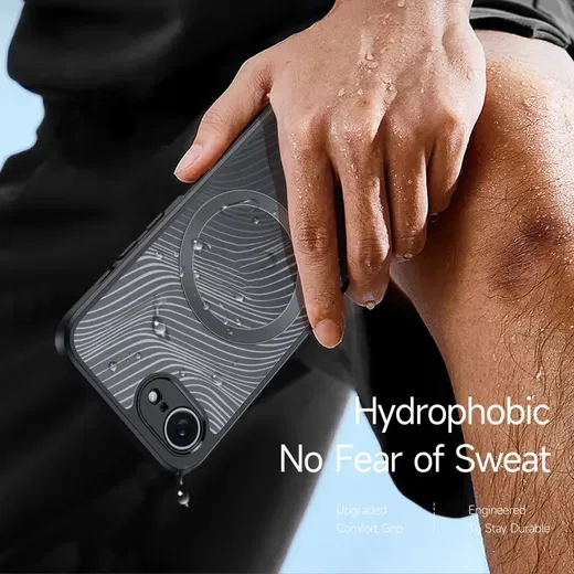 Dux Ducis Aimo Apple iPhone 16e Hoesje MagSafe Back Cover Zwart afbeelding 6