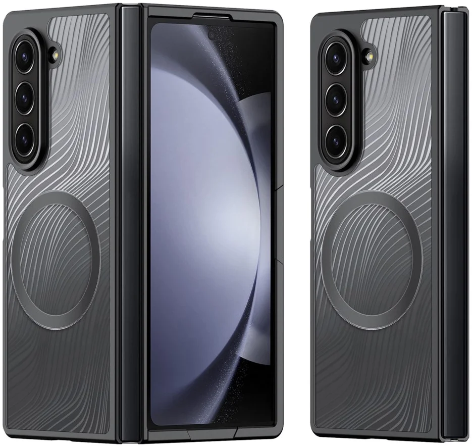 Dux Ducis Aimo Samsung Z Fold 6 Hoesje MagSafe Back Cover Zwart afbeelding 11