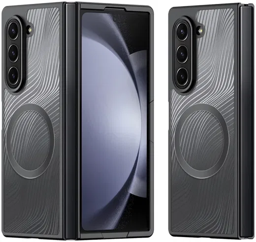 Dux Ducis Aimo Samsung Z Fold 6 Hoesje MagSafe Back Cover Zwart afbeelding 11