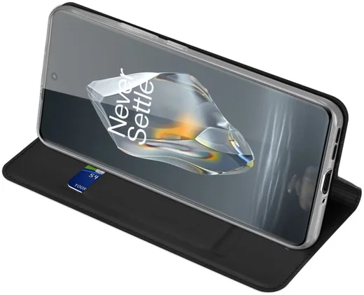 Dux Ducis Skin Pro OnePlus 12R Hoesje Portemonnee Zwart afbeelding 5
