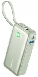 Anker 545 Nano (30W) Powerbank Vaste USB-C Kabel 10.000 mAh Groen afbeelding