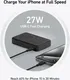 Anker MagGo Qi2 / MagSafe Powerbank met 27W USB-C Poort 10.000 mAh Zwart afbeelding 12