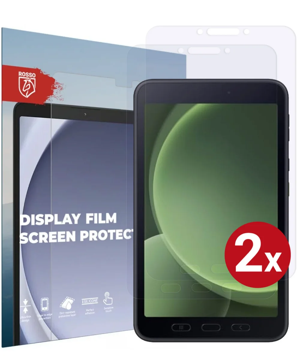Rosso Samsung Tab Active 5 Screen Protector Ultra Clear Folie Duo Pack afbeelding 1
