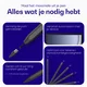 Buddi Flow Universele Actieve Stylus Pen met USB-C Poort Zwart afbeelding 2