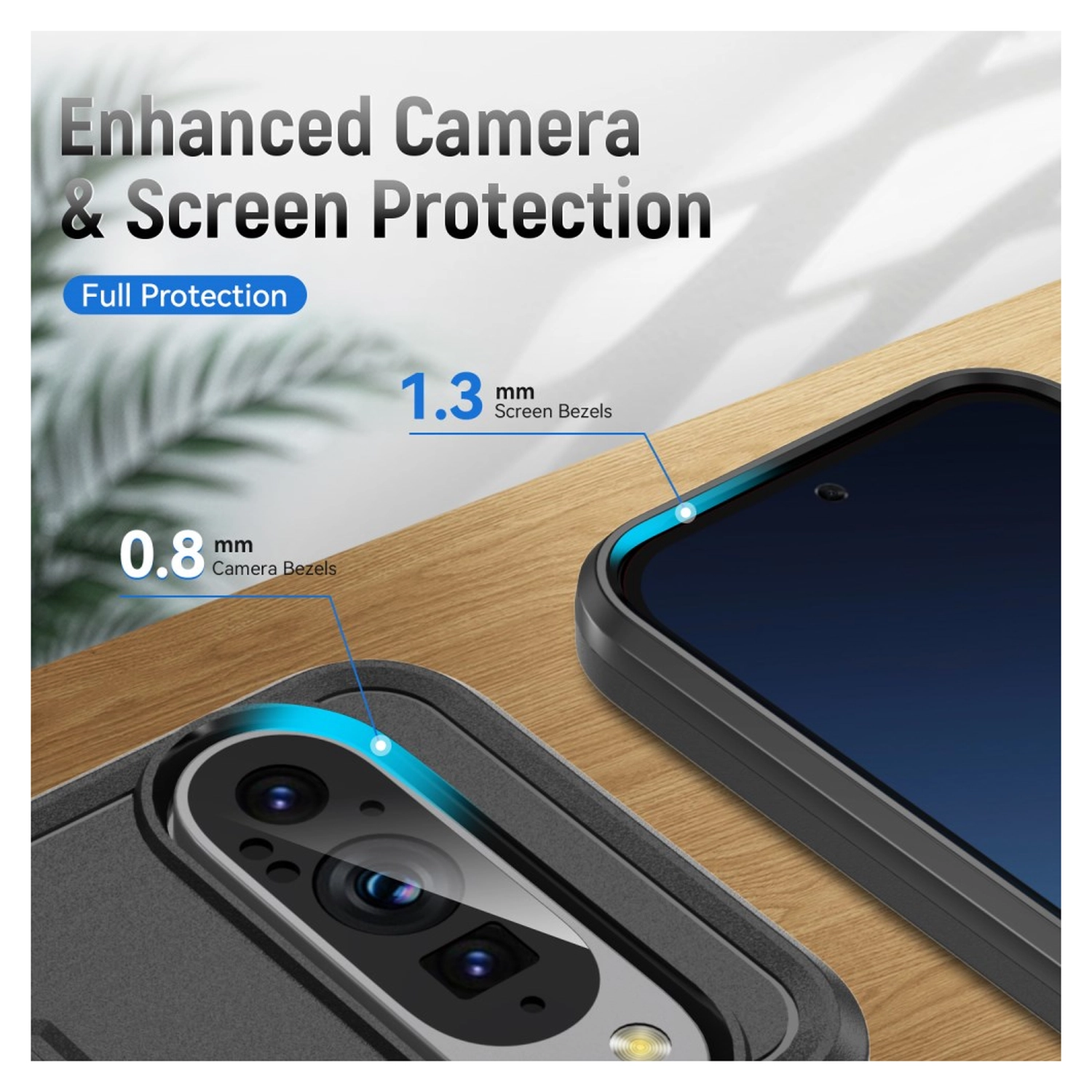 Google Pixel 9 / 9 Pro Hoesje Schokbestendige Hardcase Back Cover Zwart afbeelding 7