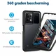 Xiaomi Redmi 13C / Poco C65 Hoesje Full Protect 360° Cover Hybride Zwart afbeelding 2
