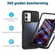 Xiaomi Redmi Note 13 5G Hoesje Full Protect 360° Cover Hybride Zwart afbeelding 2