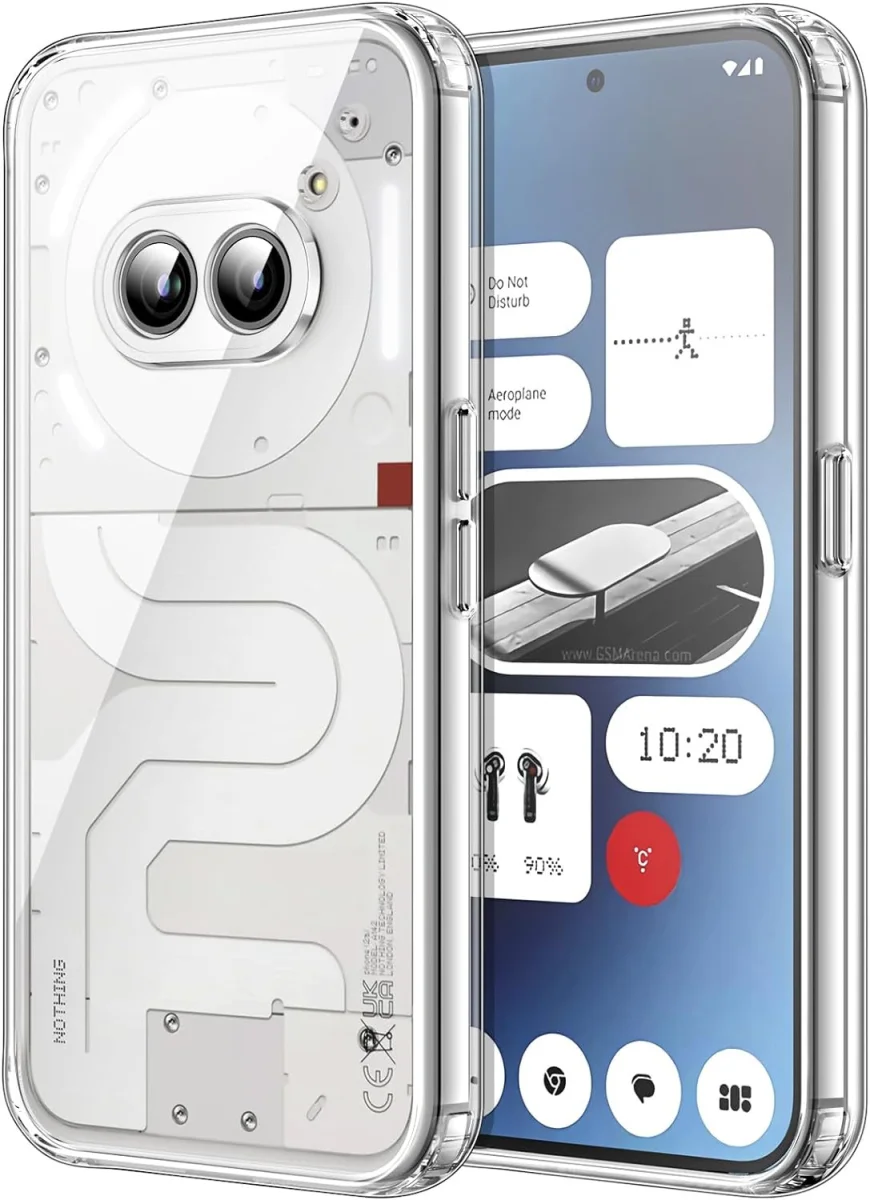 Nothing Phone (2a) / (2a) Plus Hoesje Dun TPU Back Cover Transparant afbeelding 1