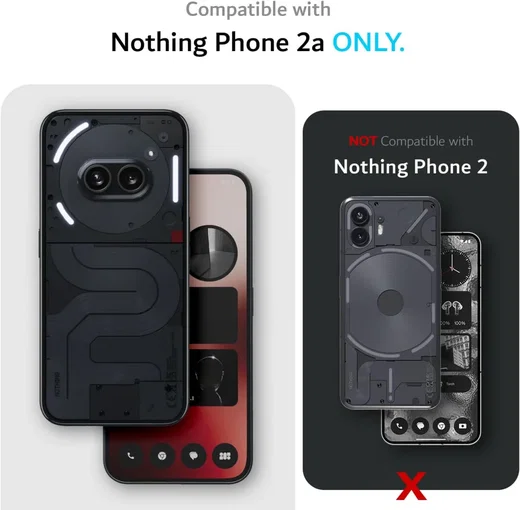 Nothing Phone (2a) / (2a) Plus Hoesje Dun TPU Back Cover Transparant afbeelding 4