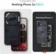 Nothing Phone (2a) / (2a) Plus Hoesje Dun TPU Back Cover Transparant afbeelding 4