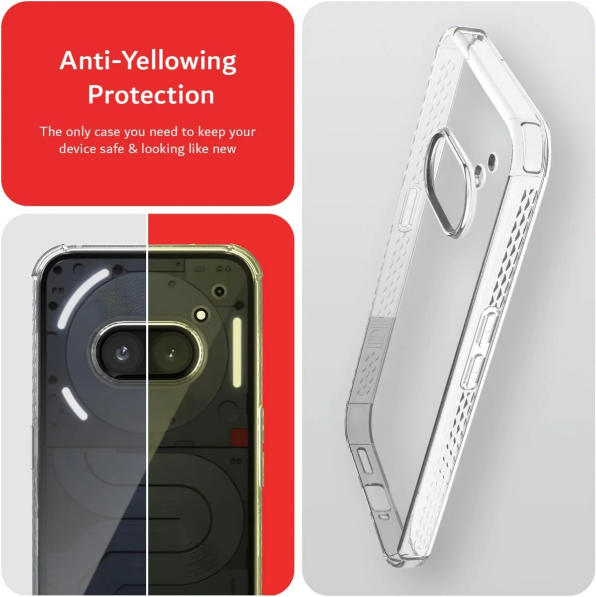 Nothing Phone (2a) / (2a) Plus Hoesje Dun TPU Back Cover Transparant afbeelding 6