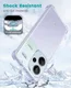 Xiaomi Poco M6 Pro / Redmi Note 13 Pro 4G Hoesje Schokbestendig TPU Transparant afbeelding 4