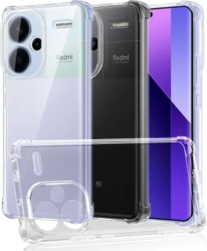 Xiaomi Poco M6 Pro / Redmi Note 13 Pro 4G Hoesje Schokbestendig TPU Transparant