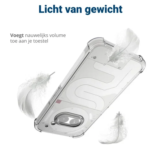 Nothing Phone (2a) / (2a) Plus Hoesje Schokbestendig en Dun TPU Transparant afbeelding 5