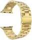 Apple Watch 45MM / 44MM / 42MM Bandje Schakelband Roestvrij Staal Goud afbeelding 5