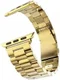 Apple Watch 45MM / 44MM / 42MM Bandje Schakelband Roestvrij Staal Goud afbeelding 2