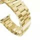 Apple Watch 45MM / 44MM / 42MM Bandje Schakelband Roestvrij Staal Goud afbeelding 6