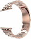 Apple Watch Bandje - 1-9/SE/Ultra 49MM/45MM/44MM/42MM - RVS - Roze Dames afbeelding 2