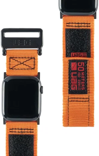Urban Armor Gear Active Apple Watch 45MM / 44MM / 42MM Bandje Oranje afbeelding 2