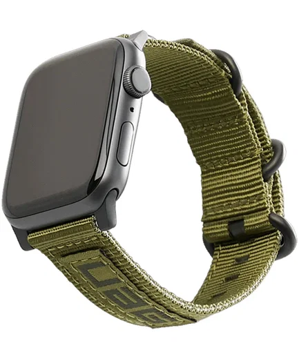 Urban Armor Gear Nato Apple Watch 45MM / 44MM / 42MM Bandje Olive afbeelding 1