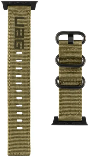 Urban Armor Gear Nato Apple Watch 45MM / 44MM / 42MM Bandje Olive afbeelding 4