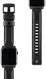 Urban Armor Gear Leather Apple Watch 45MM / 44MM / 42MM Bandje Zwart afbeelding 2