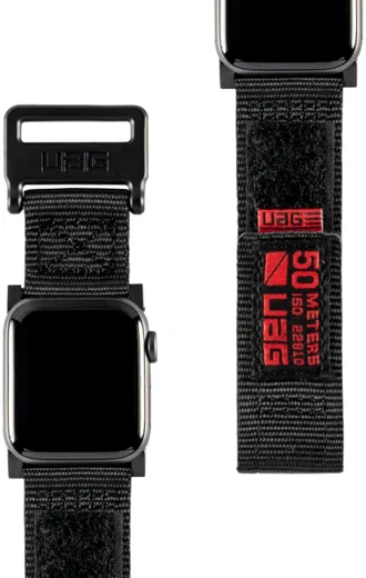 Urban Armor Gear Active Apple Watch 41MM / 40MM / 38MM Bandje Zwart afbeelding 2