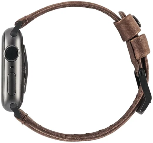 Urban Armor Gear Leather Apple Watch 41MM / 40MM / 38MM Bandje Bruin afbeelding 6