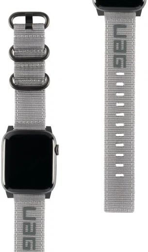 Urban Armor Gear Nato Apple Watch 45MM / 44MM / 42MM Bandje Grijs afbeelding 2