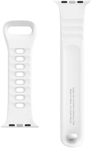 Spigen Air Fit Apple Watch 41MM / 40MM / 38MM Bandje Siliconen Wit afbeelding 5