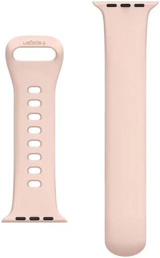 Spigen Air Fit Apple Watch 45MM / 44MM / 42MM Bandje Siliconen Roze afbeelding 4