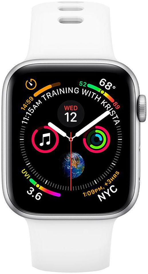 Spigen Air Fit Apple Watch 45MM / 44MM / 42MM Bandje Siliconen Wit afbeelding 2