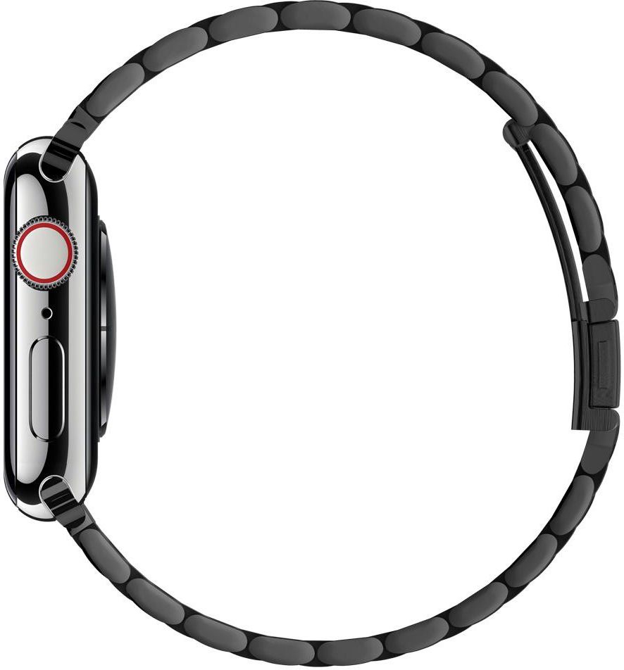 Spigen Modern Fit Apple Watch 46MM / 45MM / 44MM / 42MM Bandje RVS Zwart afbeelding 5