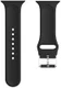 Apple Watch 45MM / 44MM / 42MM Bandje Siliconen met 3D Diamant Textuur Zwart afbeelding 4