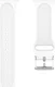 Apple Watch 45MM / 44MM / 42MM Bandje Siliconen met 3D Diamant Textuur Wit afbeelding 4