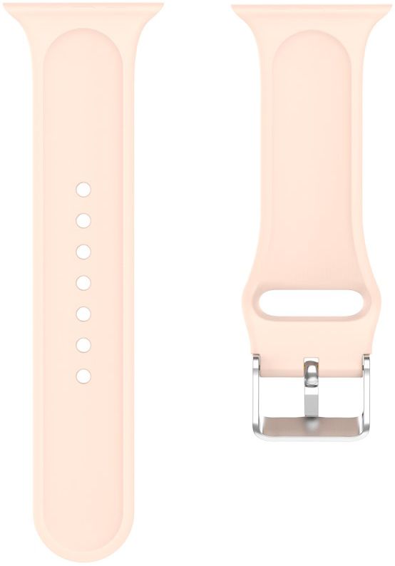 Apple Watch 45MM / 44MM / 42MM Bandje Siliconen met 3D Diamant Textuur Roze afbeelding 4